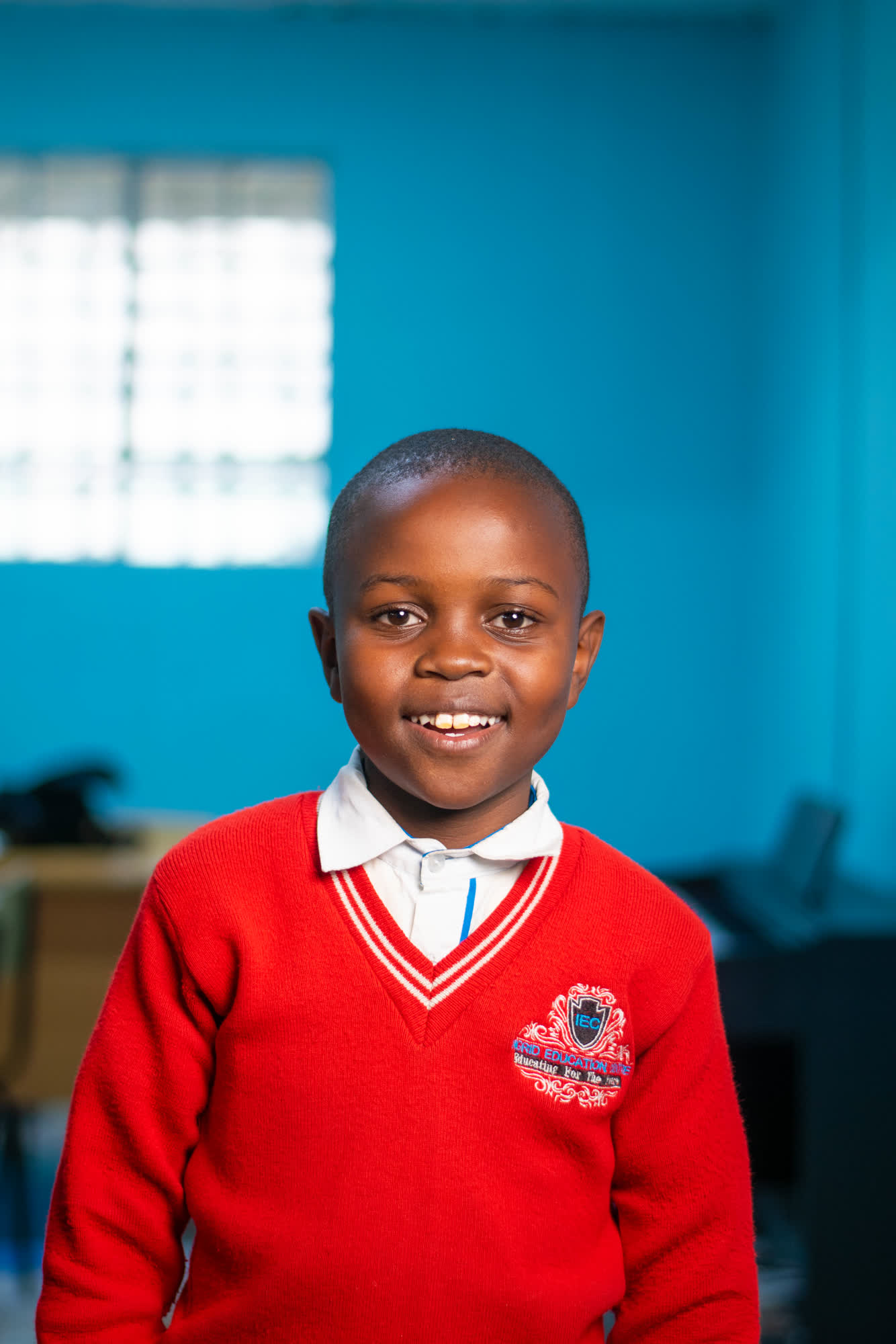 Edwin at the Ingrid School