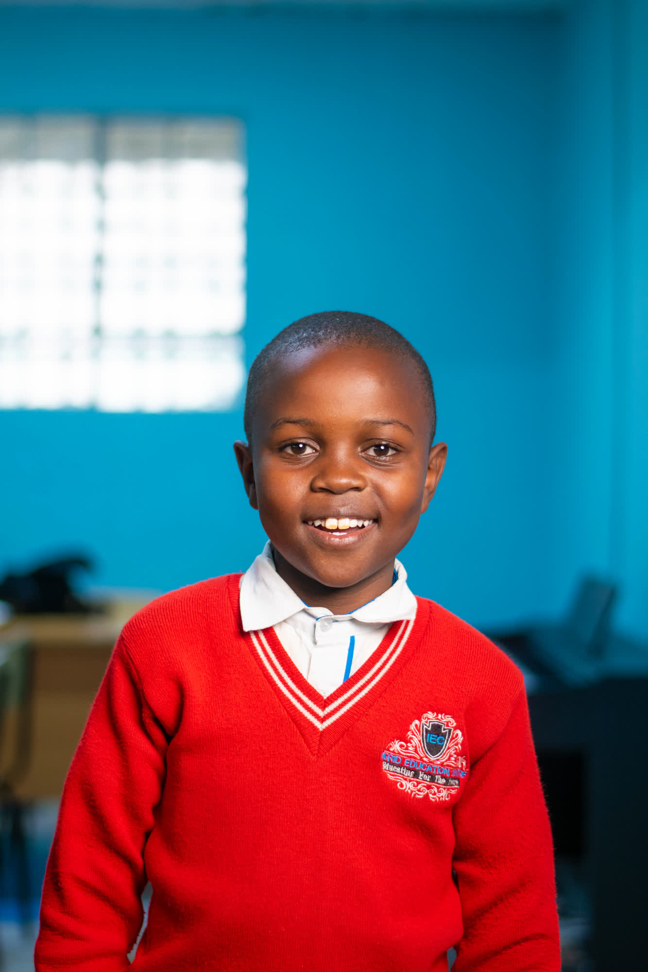 Edwin at the Ingrid School