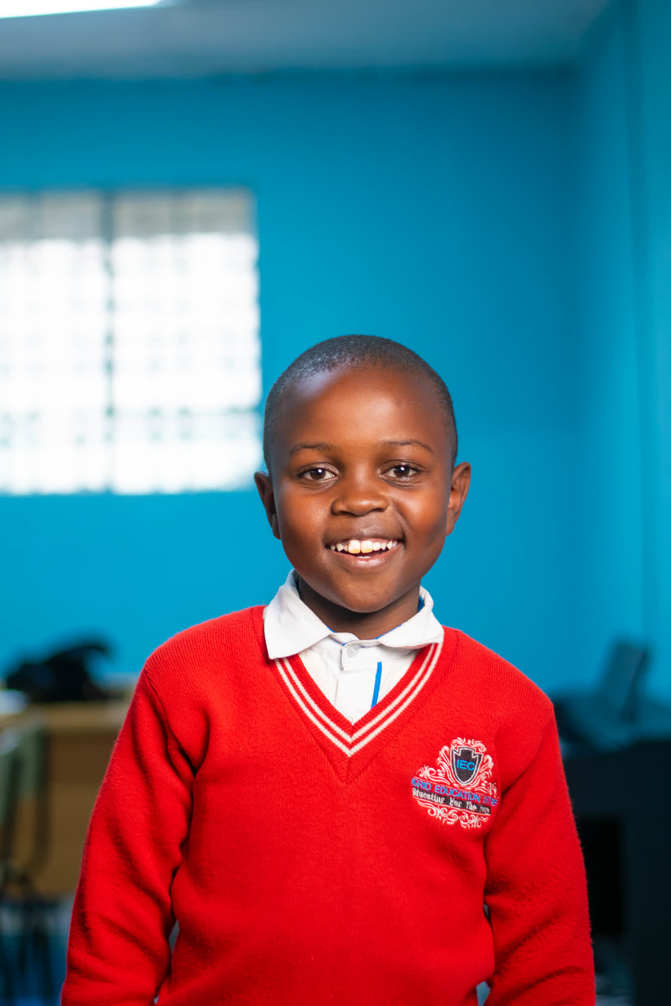 Edwin at the Ingrid School