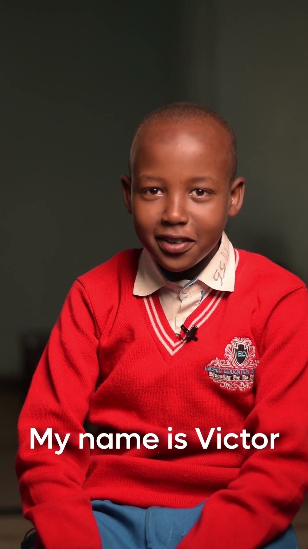 Portrait of Victor at the Ingrid School