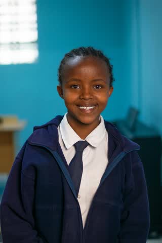 A student at the Ingrid School in Nairobi, Kenya