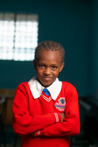 A student at the Ingrid School in Nairobi, Kenya