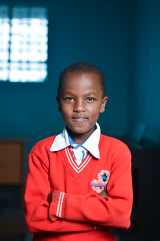 A student at the Ingrid School in Nairobi, Kenya