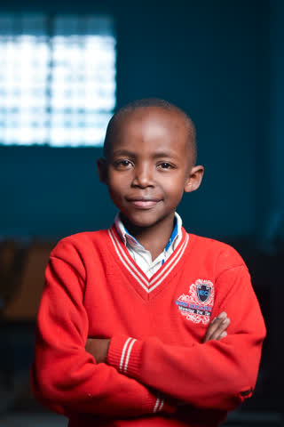 A student at the Ingrid School in Nairobi, Kenya