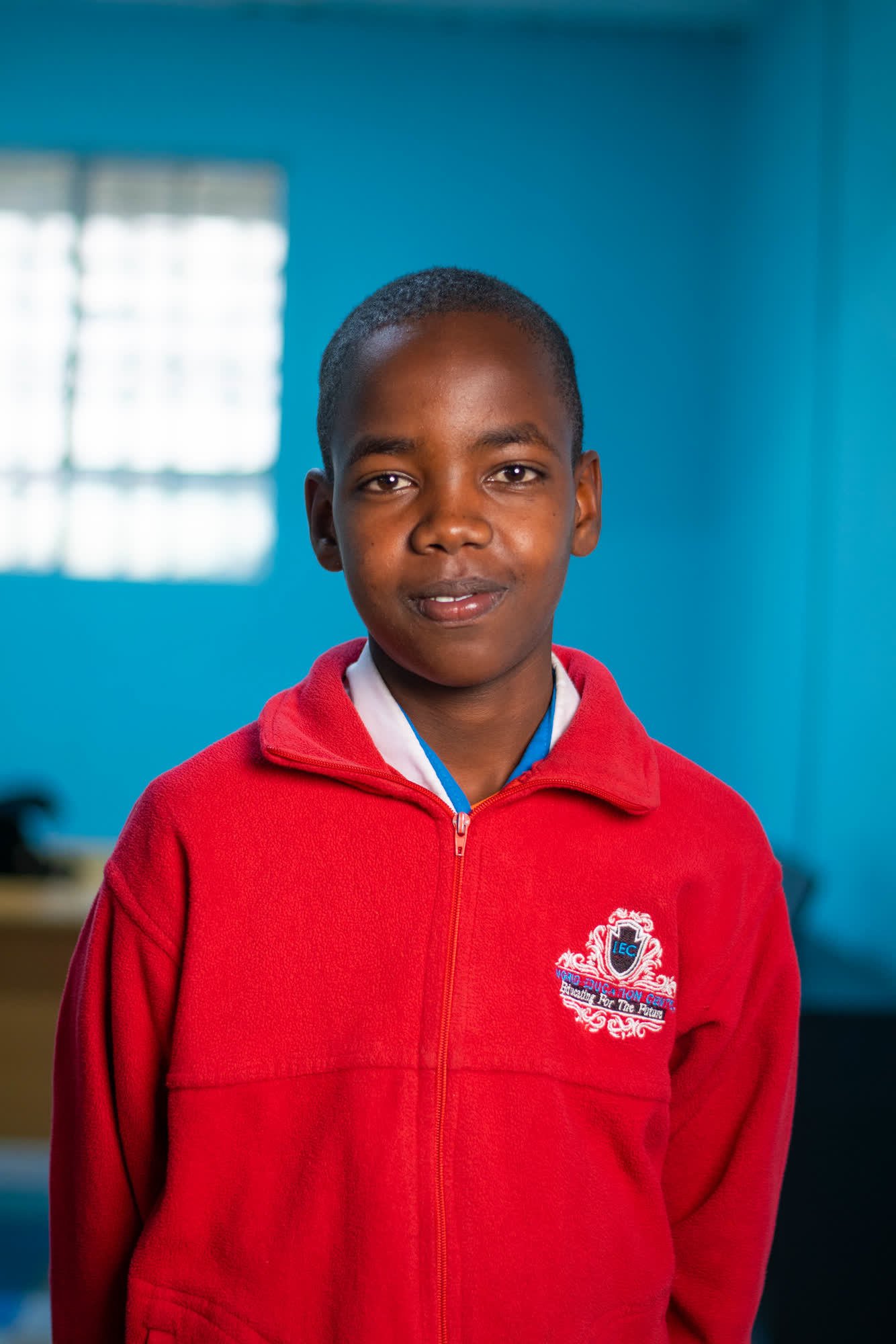 A student at the Ingrid School in Nairobi, Kenya