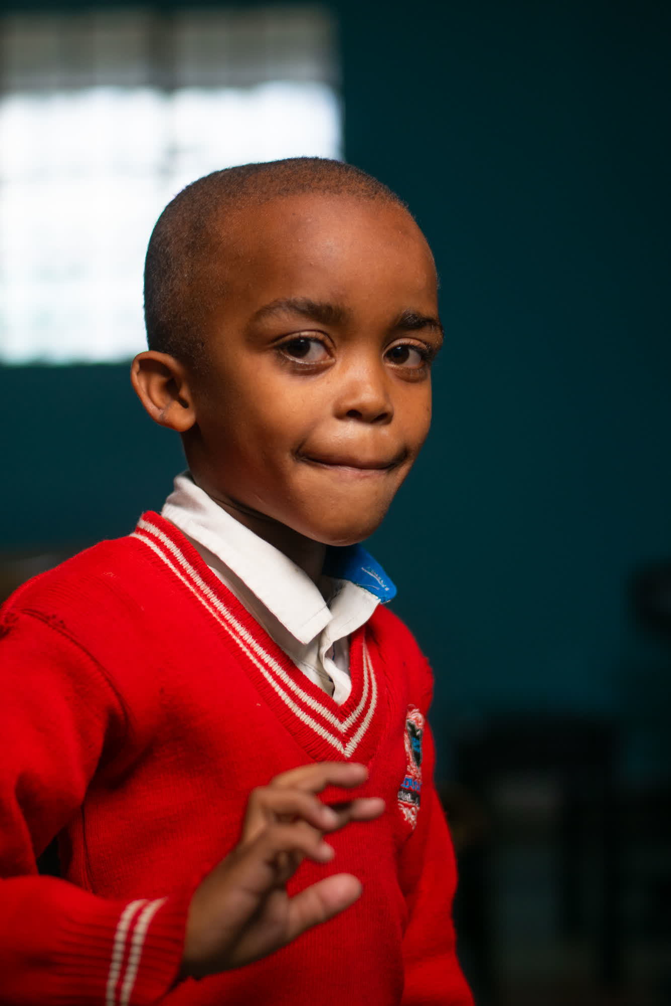 A student at the Ingrid School in Nairobi, Kenya