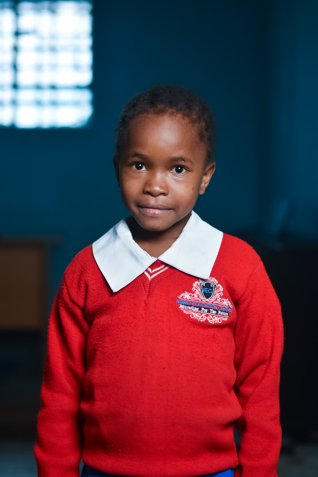 A student at the Ingrid School in Nairobi, Kenya
